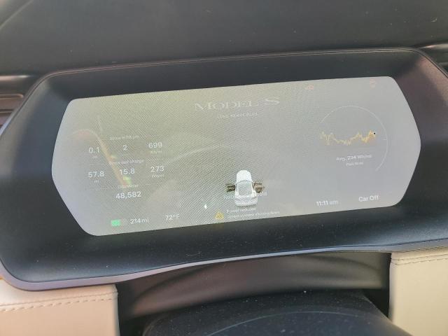 5YJSA1E25LF415648 - 2020 TESLA MODEL S თეთრი ფოტო 9