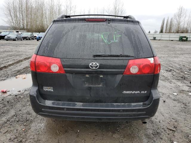 5TDZK22C68S169484 - 2008 TOYOTA SIENNA XLE BLACK photo 6