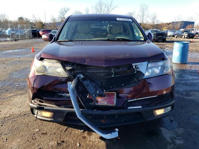 2HNYD2H24CH526036 - 2012 ACURA MDX BURGUNDY photo 5