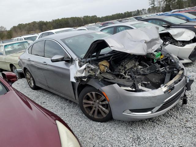 1C3CCCAB5FN754128 - 2015 CHRYSLER 200 LIMITED SILVER photo 4