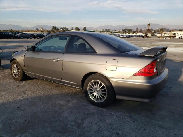 1HGEM22905L008446 - 2005 HONDA CIVIC EX GRAY photo 2