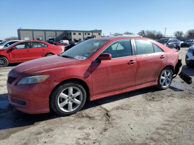 4T1BE46K27U111383 - 2007 TOYOTA CAMRY CE RED photo 1