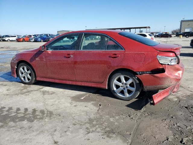 4T1BE46K27U111383 - 2007 TOYOTA CAMRY CE RED photo 2