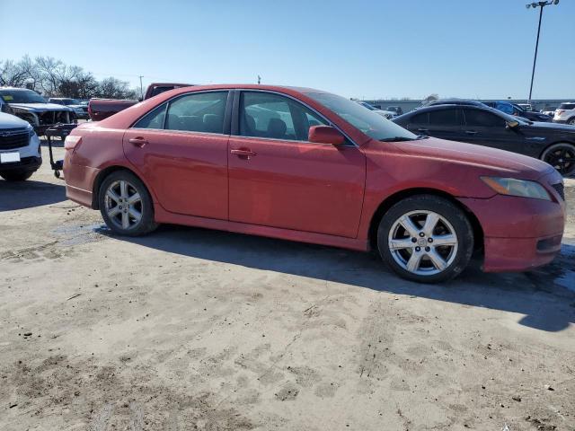 4T1BE46K27U111383 - 2007 TOYOTA CAMRY CE RED photo 4