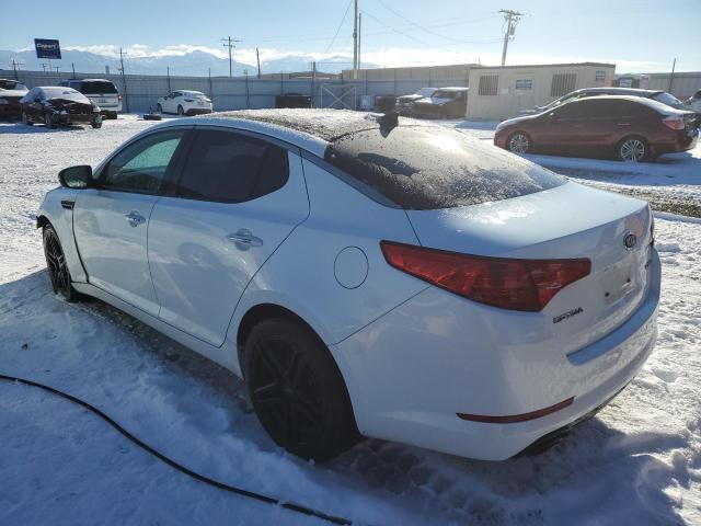 KNAGN4A77B5117354 - 2011 KIA OPTIMA EX WHITE photo 2