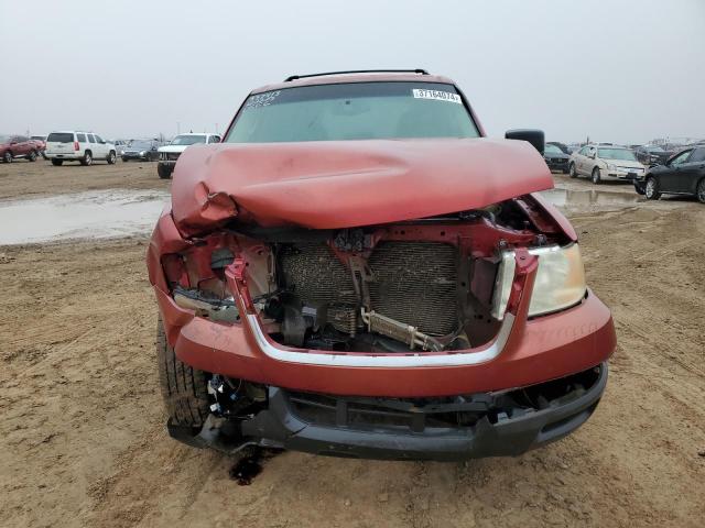 1FMRU15W24LB66163 - 2004 FORD EXPEDITION XLT RED photo 5