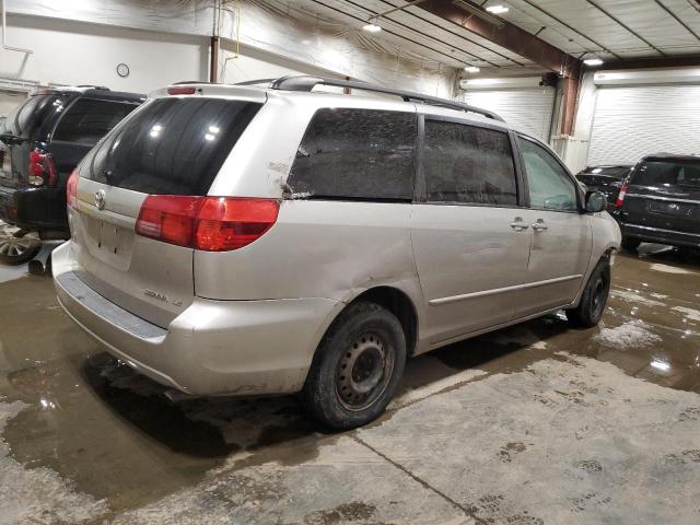 5TDZA23C84S016469 - 2004 TOYOTA SIENNA CE SILVER photo 3