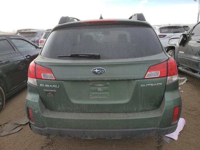 4S4BRCKC6E3313840 - 2014 SUBARU OUTBACK 2.5I LIMITED GREEN photo 6