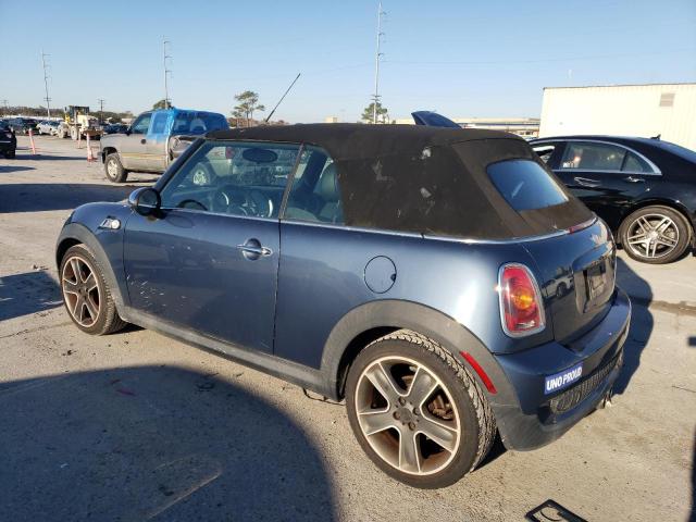 WMWMS33549TY07960 - 2009 MINI COOPER S BLUE photo 2