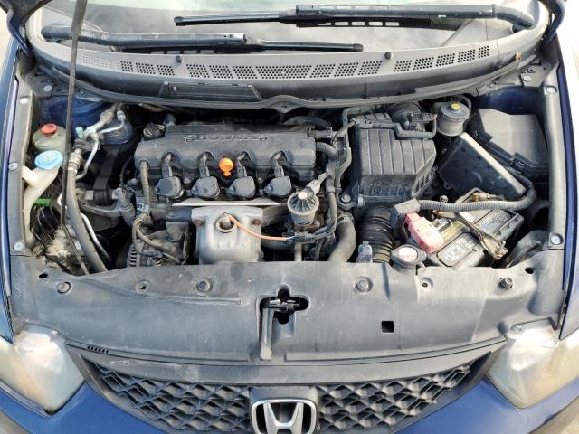 2HGFG12899H502420 - 2009 HONDA CIVIC EX BLUE photo 11