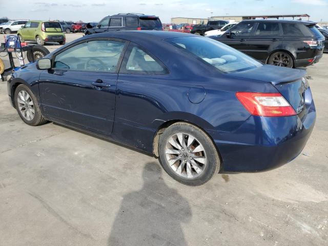 2HGFG12899H502420 - 2009 HONDA CIVIC EX BLUE photo 2