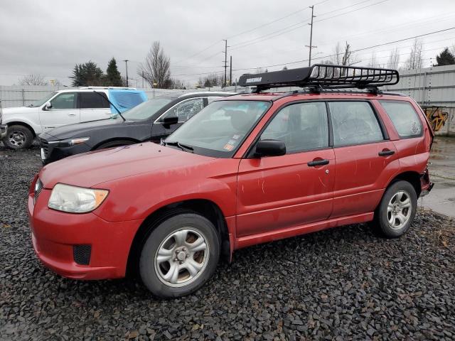 JF1SG63657H745206 - 2007 SUBARU FORESTER 2.5X RED photo 1