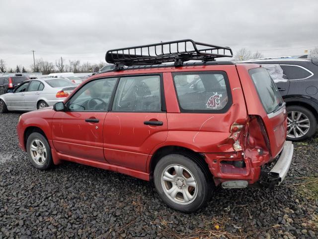 JF1SG63657H745206 - 2007 SUBARU FORESTER 2.5X RED photo 2
