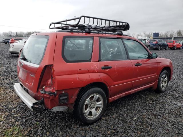 JF1SG63657H745206 - 2007 SUBARU FORESTER 2.5X RED photo 3