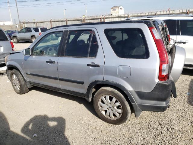 JHLRD78865C012838 - 2005 HONDA CR-V EX SILVER photo 2