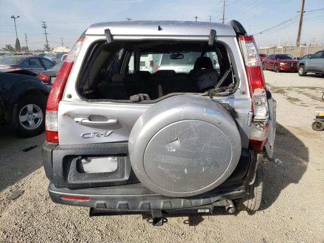 JHLRD78865C012838 - 2005 HONDA CR-V EX SILVER photo 6