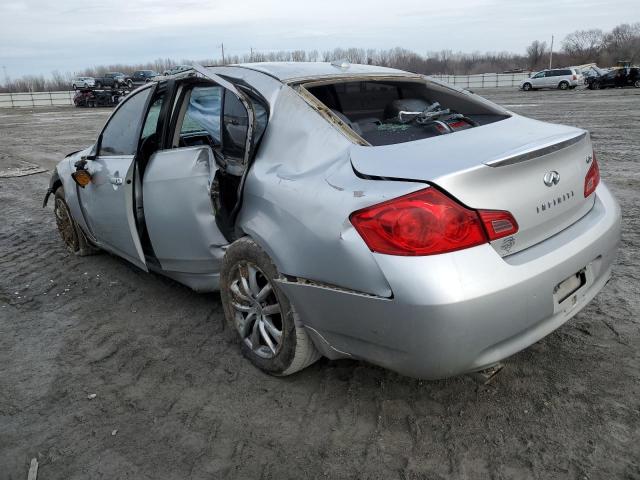 JNKBV61E18M201853 - 2008 INFINITI G35 SILVER photo 2