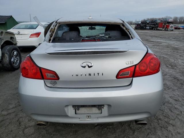 JNKBV61E18M201853 - 2008 INFINITI G35 SILVER photo 6