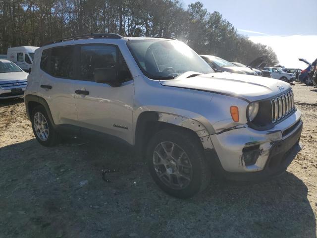 ZACNJAABXKPK14870 - 2019 JEEP RENEGADE SPORT SILVER photo 4