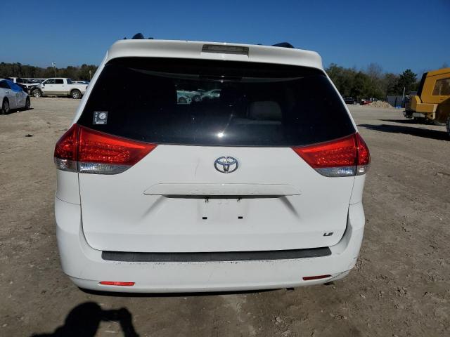 5TDKK3DC2BS014734 - 2011 TOYOTA SIENNA LE WHITE photo 6