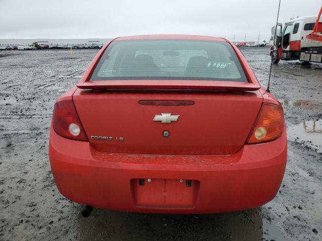 1G1AK55F577183611 - 2007 CHEVROLET COBALT LS RED photo 6