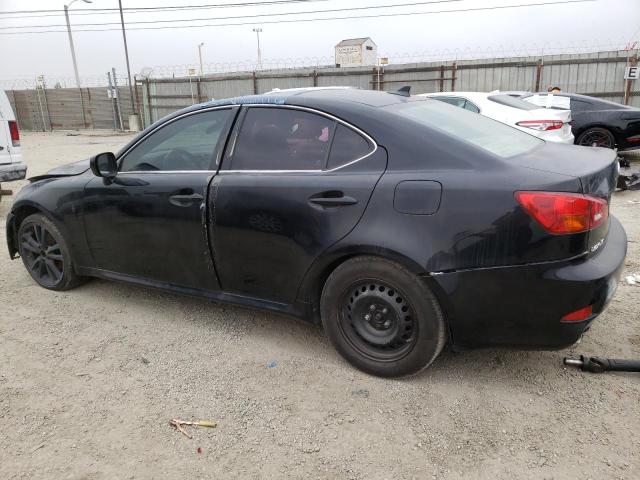 JTHBK262282067818 - 2008 LEXUS IS 250 BLACK photo 2