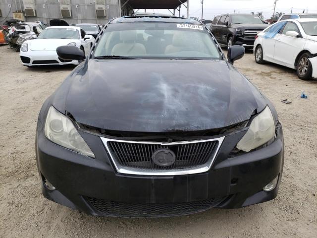 JTHBK262282067818 - 2008 LEXUS IS 250 BLACK photo 5