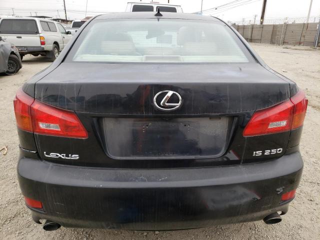 JTHBK262282067818 - 2008 LEXUS IS 250 BLACK photo 6