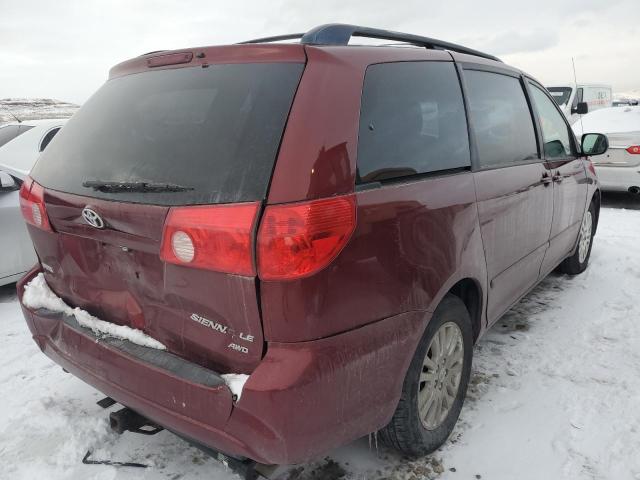 5TDBK23C68S019634 - 2008 TOYOTA SIENNA LE BURGUNDY photo 3