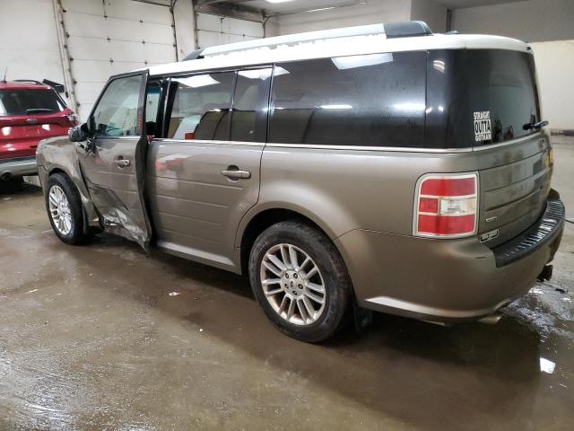 2FMGK5C8XDBD13676 - 2013 FORD FLEX SEL GRAY photo 2