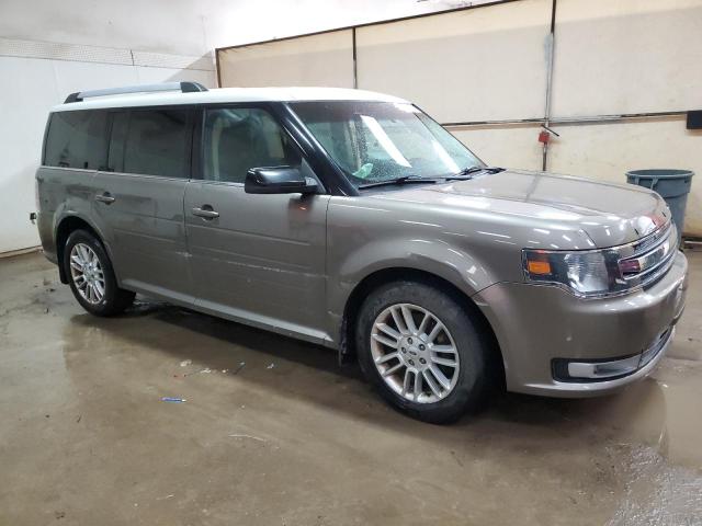 2FMGK5C8XDBD13676 - 2013 FORD FLEX SEL GRAY photo 4