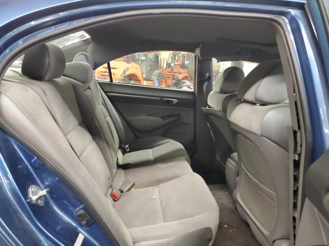 1HGFA16858L044534 - 2008 HONDA CIVIC EX BLUE photo 10