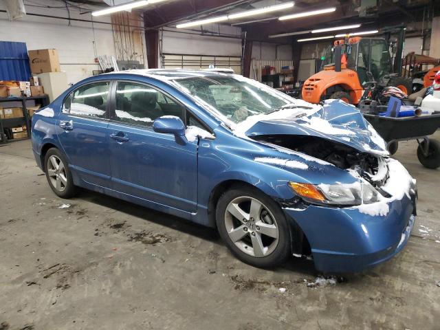 1HGFA16858L044534 - 2008 HONDA CIVIC EX BLUE photo 4