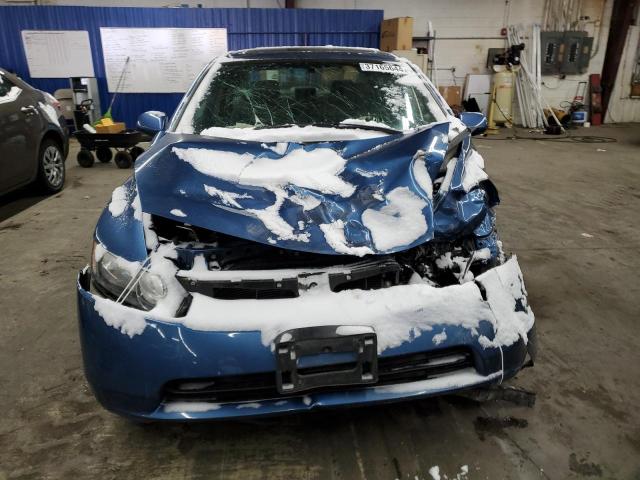 1HGFA16858L044534 - 2008 HONDA CIVIC EX BLUE photo 5