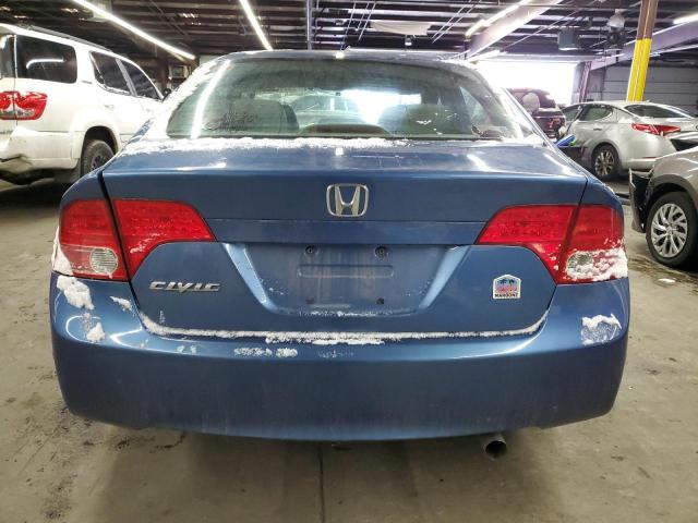 1HGFA16858L044534 - 2008 HONDA CIVIC EX BLUE photo 6