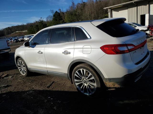 2LMTJ6LP5GBL37181 - 2016 LINCOLN MKX RESERVE Սպիտակ լուսանկար 2
