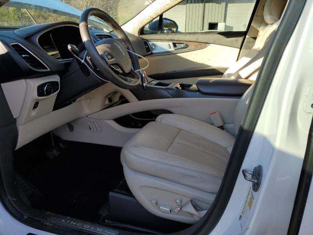 2LMTJ6LP5GBL37181 - 2016 LINCOLN MKX RESERVE Սպիտակ լուսանկար 7