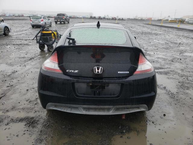 JHMZF1D62BS014448 - 2011 HONDA CR-Z EX BLACK photo 6