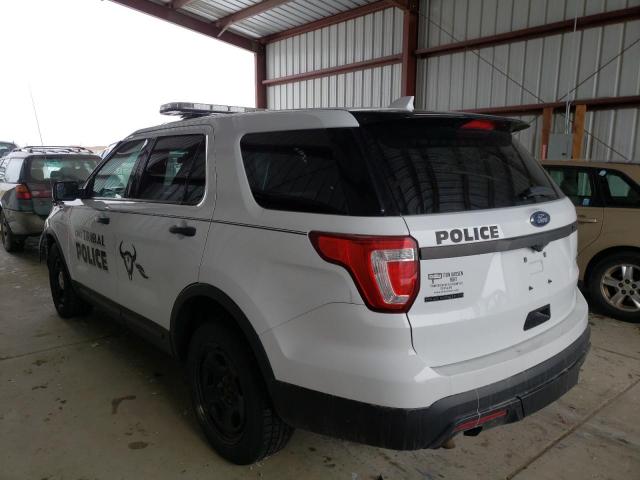 1FM5K8AT0GGA19085 - 2016 FORD EXPLORER POLICE INTERCEPTOR Սպիտակ լուսանկար 2