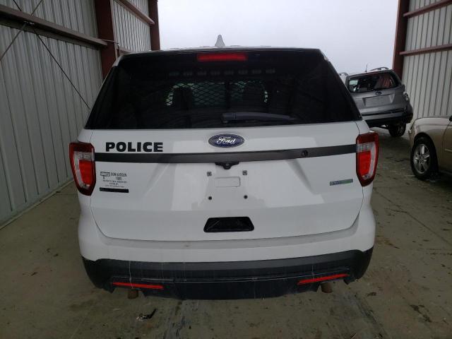 1FM5K8AT0GGA19085 - 2016 FORD EXPLORER POLICE INTERCEPTOR Սպիտակ լուսանկար 6