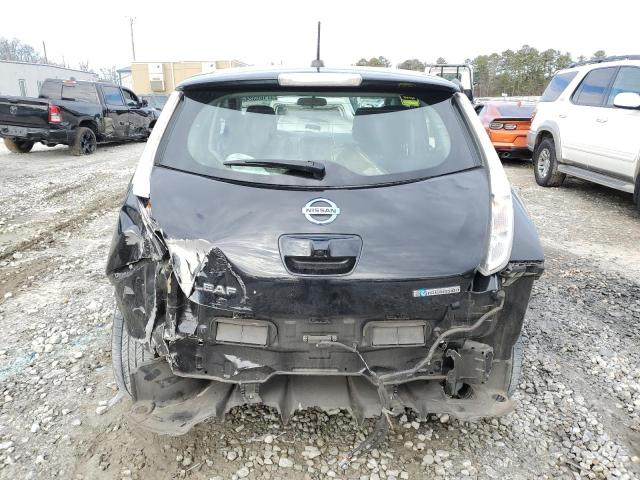 1N4AZ0CP3FC319621 - 2015 NISSAN LEAF S BLACK photo 6