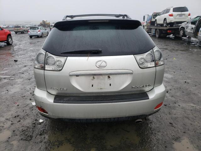 JTJHW31UX62001137 - 2006 LEXUS RX 400 SILVER photo 6