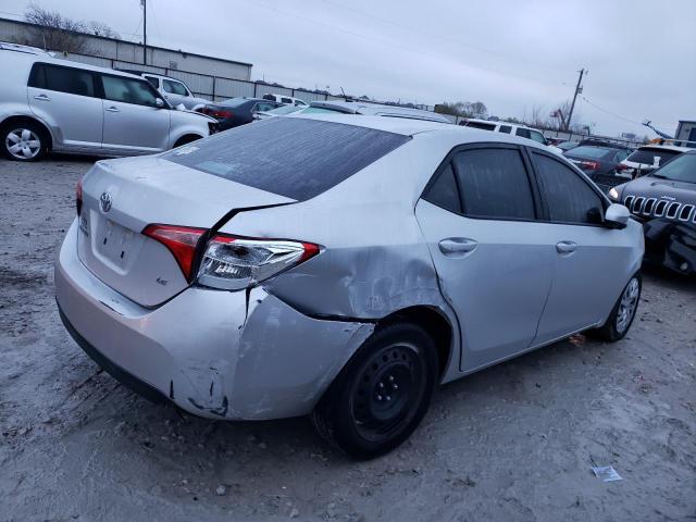 5YFBURHE2HP650483 - 2017 TOYOTA COROLLA L SILVER photo 3