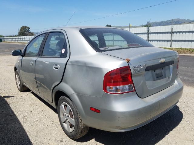 KL1TD526X5B408640 - 2005 CHEVROLET AVEO BASE  photo 3