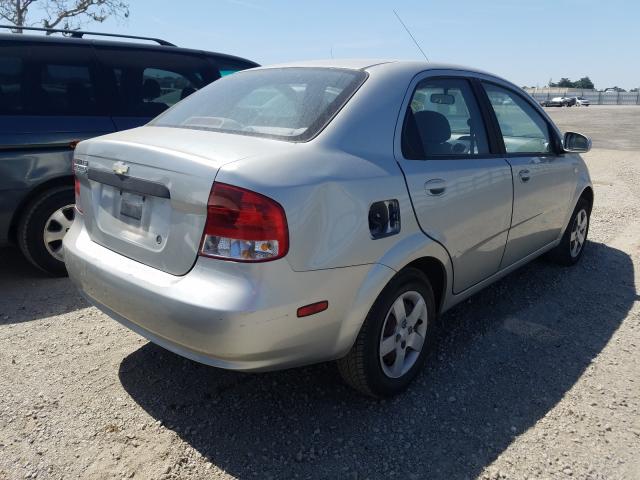 KL1TD526X5B408640 - 2005 CHEVROLET AVEO BASE  photo 4