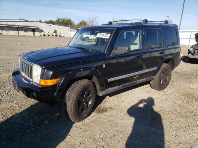 1J8HG58N76C305653 - 2006 JEEP COMMANDER LIMITED BLACK photo 1