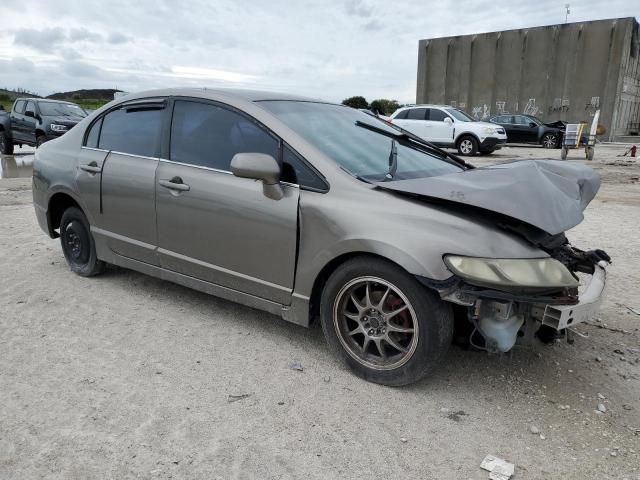 1HGFA16586L027343 - 2006 HONDA CIVIC LX BROWN photo 4