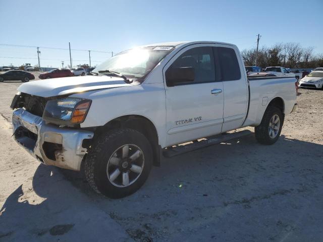 1N6BA0CHXEN504912 - 2014 NISSAN TITAN S WHITE photo 1