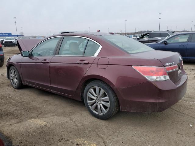 1HGCP2F81BA050986 - 2011 HONDA ACCORD EXL PURPLE photo 2