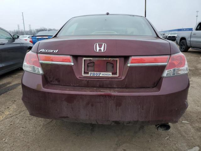 1HGCP2F81BA050986 - 2011 HONDA ACCORD EXL PURPLE photo 6